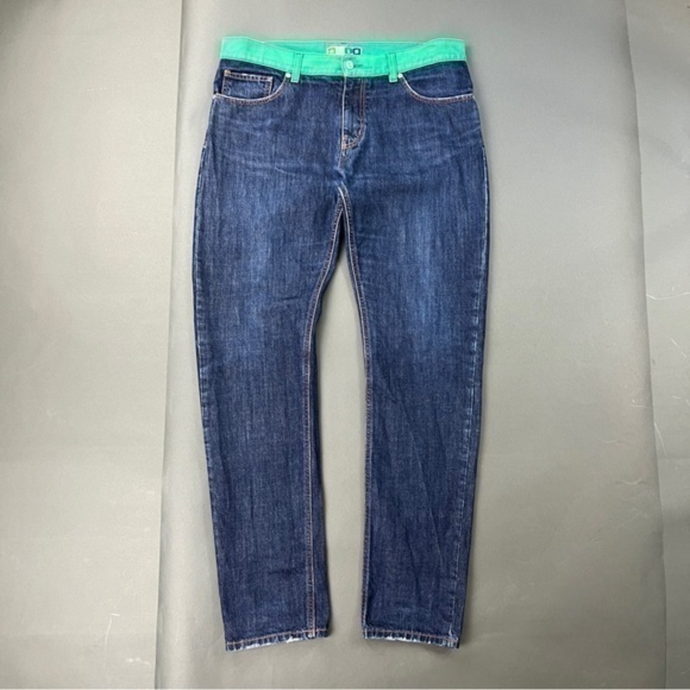 MSGM Color Block Jeans Made in Italy